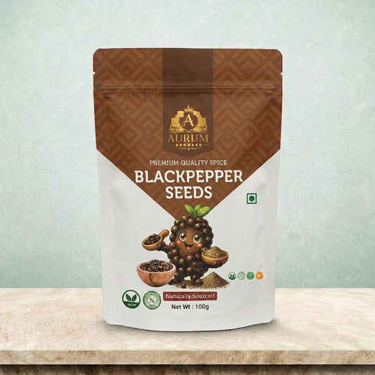 Black Pepper Seeds – Premium Quality Spice (Pouch Pack)